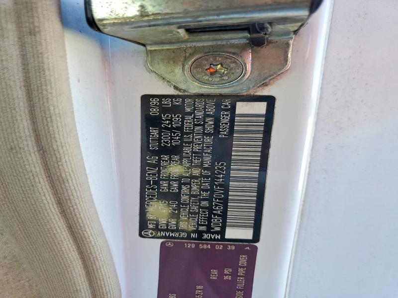 Продажа на аукционе авто 1997 Mercedes-benz Sl, vin: WDBFA67F0VF144235, номер лота: 49441376