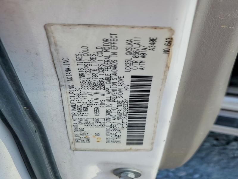 Aukcja sprzedaży 2002 Toyota Sequoia, vin: 5TDZT38AX2S093364, numer aukcji: 51314576