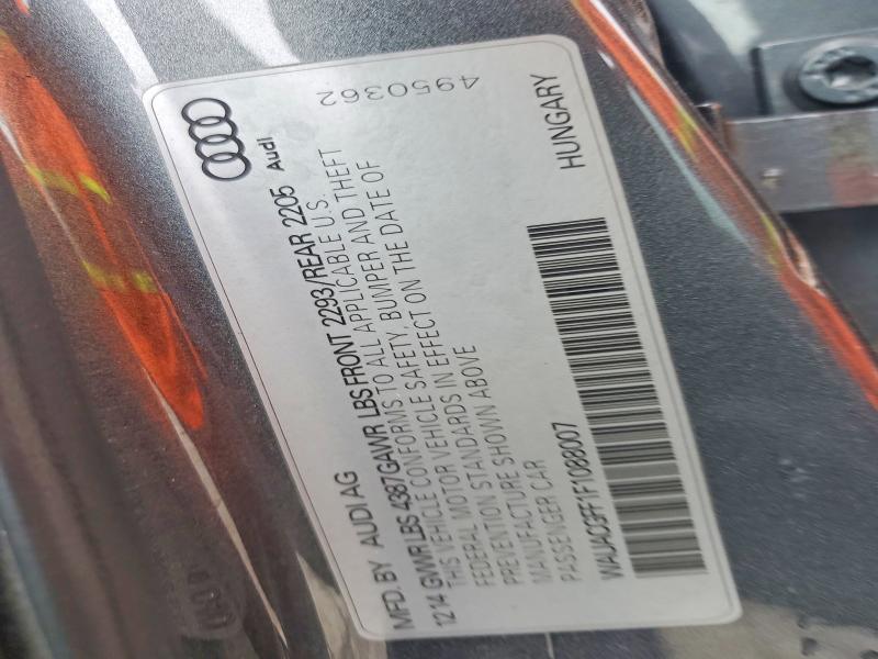 Продаж на аукціоні авто 2015 Audi A3, vin: WAUACGFF1F1088007, номер лоту: 51607266