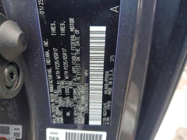 48802836 :رقم المزاد ، 5TDYRKEC6SS242010 vin ، 2025 Toyota Sienna مزاد بيع