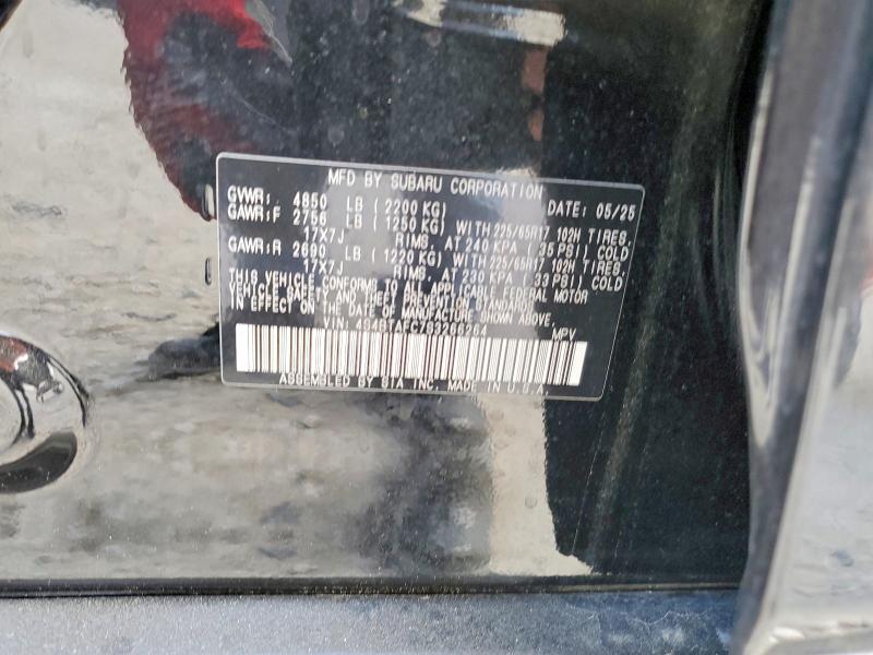 Aukcja sprzedaży 2025 Subaru Outback, vin: 4S4BTAFC7S3266264, numer aukcji: 49554696