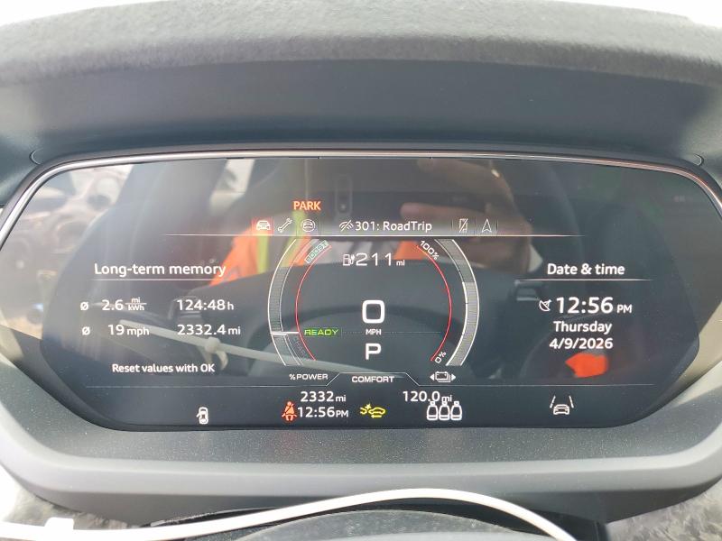 49374246 :رقم المزاد ، WAUJ8BFW8S7901161 vin ، 2025 Audi Rs E-tron Gt مزاد بيع