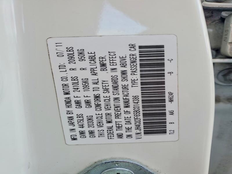 Продаж на аукціоні авто 2011 Acura Tsx, vin: JH4CU2F65BC014386, номер лоту: 48939146
