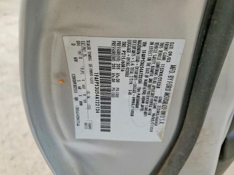 Продажа на аукционе авто 2004 Ford Taurus, vin: 1FAFP53U54A122134, номер лота: 52001406