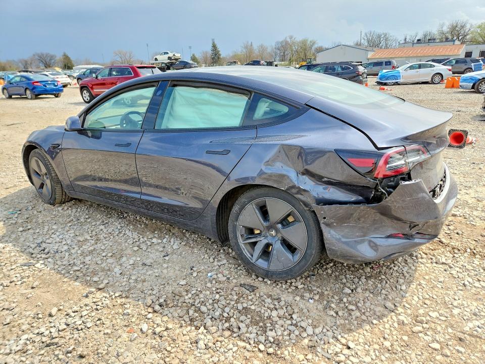 2022 Tesla Model 3 მანქანა იყიდება აუქციონზე, vin: 5YJ3E1EB8NF250996, აუქციონის ნომერი: 48312896