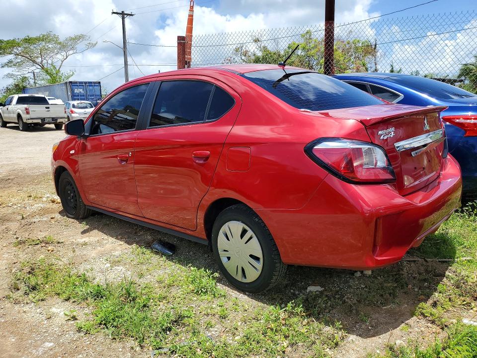 2022 Mitsubishi Mirage მანქანა იყიდება აუქციონზე, vin: ML32FUFJ0NHF08806, აუქციონის ნომერი: 51479206