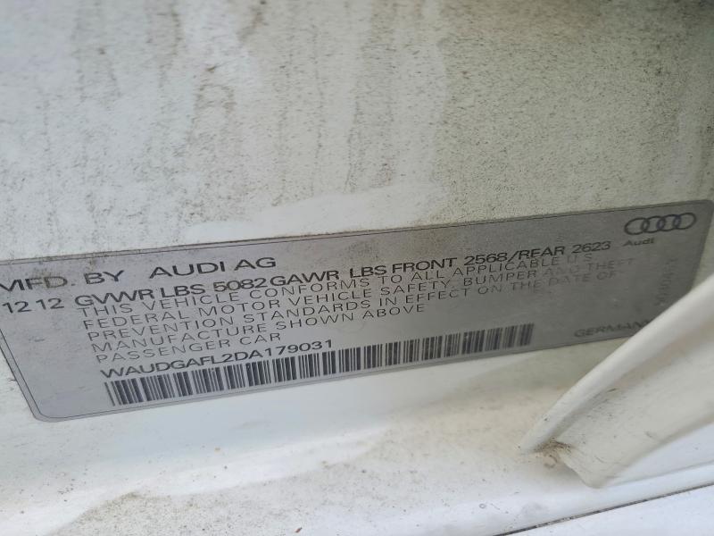 Продаж на аукціоні авто 2013 Audi S4, vin: WAUDGAFL2DA179031, номер лоту: 48823846