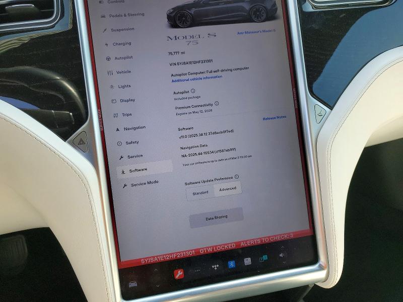 Aukcja sprzedaży 2017 Tesla Model S, vin: 5YJSA1E12HF231301, numer aukcji: 51820206