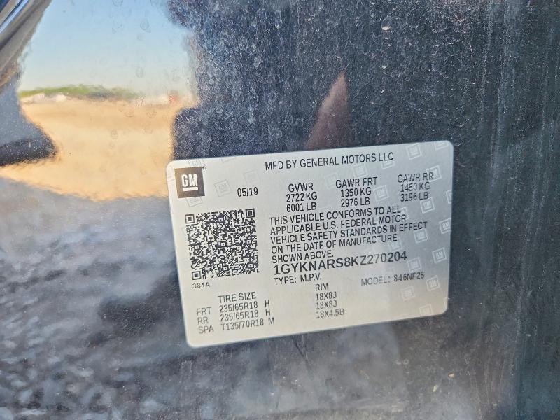 Продаж на аукціоні авто 2019 Cadillac Xt5, vin: 1GYKNARS8KZ270204, номер лоту: 51028766