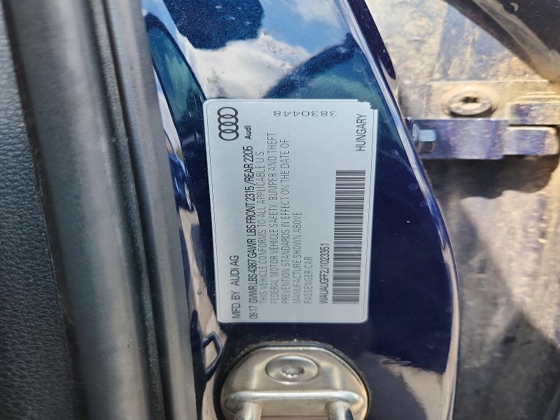 51339116 :رقم المزاد ، WAUAUGFF2J1023351 vin ، 2018 Audi A3 مزاد بيع