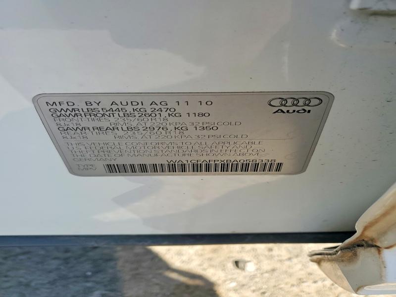 Продажа на аукционе авто 2011 Audi Q5, vin: WA1CFAFPXBA058338, номер лота: 49745296