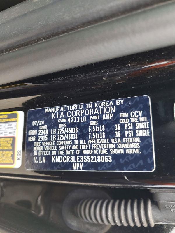 48470286 :رقم المزاد ، KNDCR3LE3S5218063 vin ، 2025 Kia Niro مزاد بيع