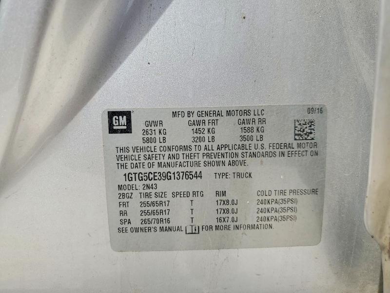 Продажа на аукционе авто 2016 Gmc Canyon, vin: 1GTG5CE39G1376544, номер лота: 47573086