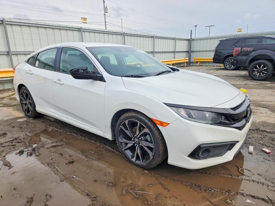 49965176 :رقم المزاد ، 2HGFC2F83LH503629 vin ، 2020 Honda Civic مزاد بيع