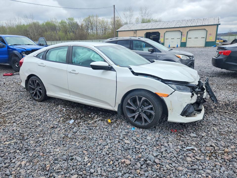 49486066 :رقم المزاد ، 2HGFC2F83LH510726 vin ، 2020 Honda Civic مزاد بيع