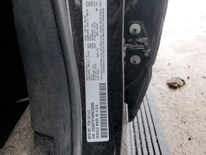 48435326 :رقم المزاد ، 1C6SRFRT4MN740309 vin ، 2021 Ram 1500 مزاد بيع