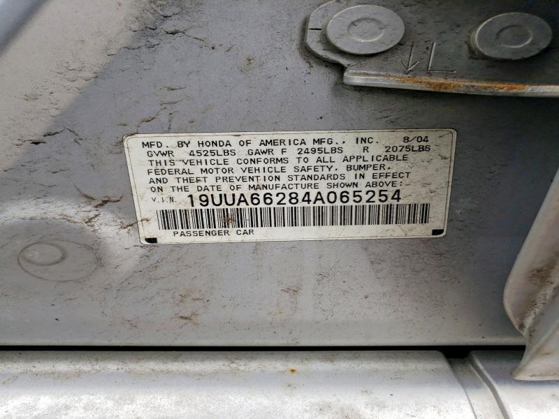 Продаж на аукціоні авто 2004 Acura Tl, vin: 19UUA66284A065254, номер лоту: 51309626