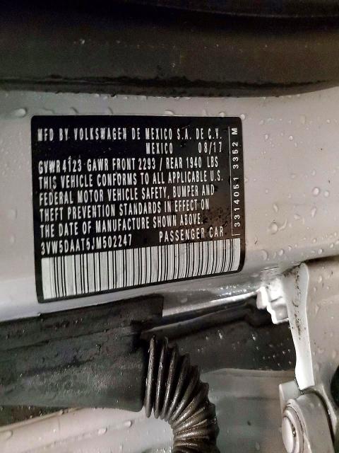 51078156 :رقم المزاد ، 3VW5DAAT5JM502247 vin ، 2018 Volkswagen Beetle مزاد بيع
