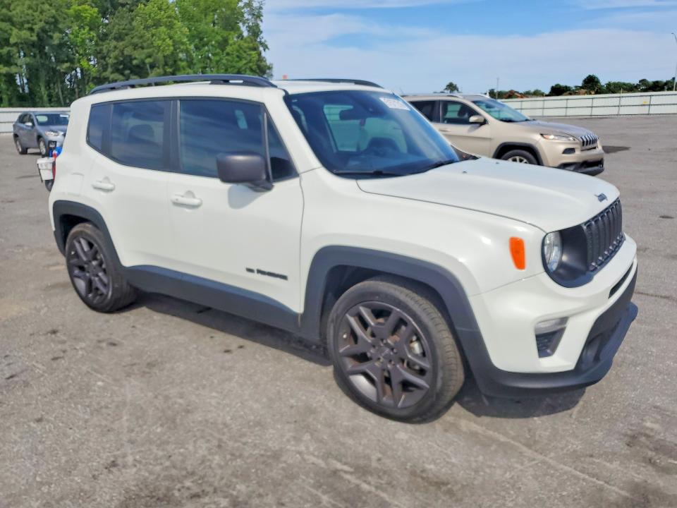 2021 Jeep Renegade მანქანა იყიდება აუქციონზე, vin: ZACNJCBB3MPM51973, აუქციონის ნომერი: 51571216