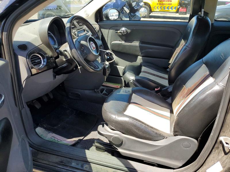 50822486 :رقم المزاد ، 3C3CFFDR2CT332427 vin ، 2012 Fiat 500 مزاد بيع