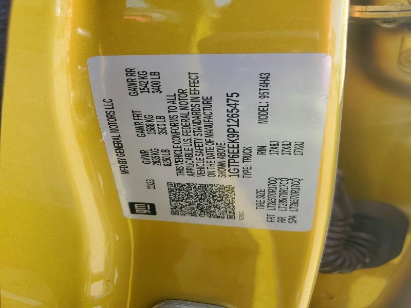 Продаж на аукціоні авто 2023 Gmc Canyon, vin: 1GTP6EEK9P1265475, номер лоту: 50126386