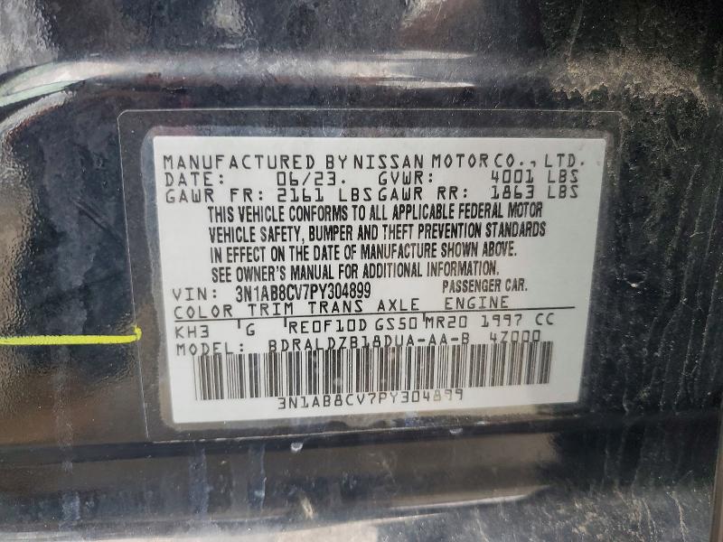 Продажа на аукционе авто 2023 Nissan Sentra, vin: 3N1AB8CV7PY304899, номер лота: 48406686