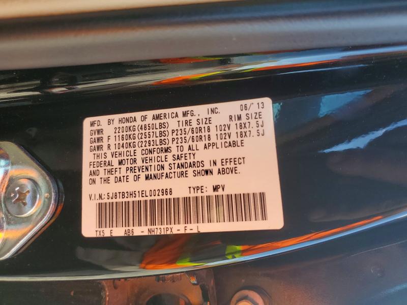 Aukcja sprzedaży 2014 Acura Rdx, vin: 5J8TB3H51EL002968, numer aukcji: 51667576