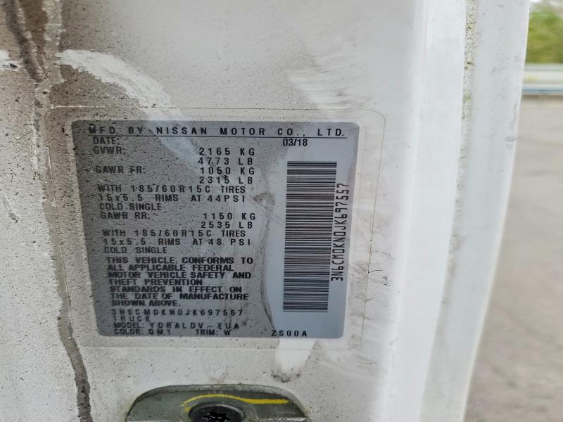 Aukcja sprzedaży 2018 Nissan Nv200, vin: 3N6CM0KN0JK697557, numer aukcji: 51765156