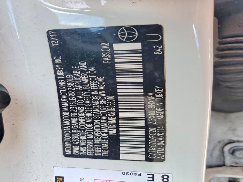 Aukcja sprzedaży 2018 Toyota C-hr, vin: NMTKHMBX6JR056010, numer aukcji: 48492816