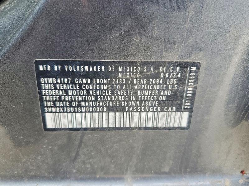 Aukcja sprzedaży 2025 Volkswagen Jetta, vin: 3VWBX7BU1SM000308, numer aukcji: 48707816