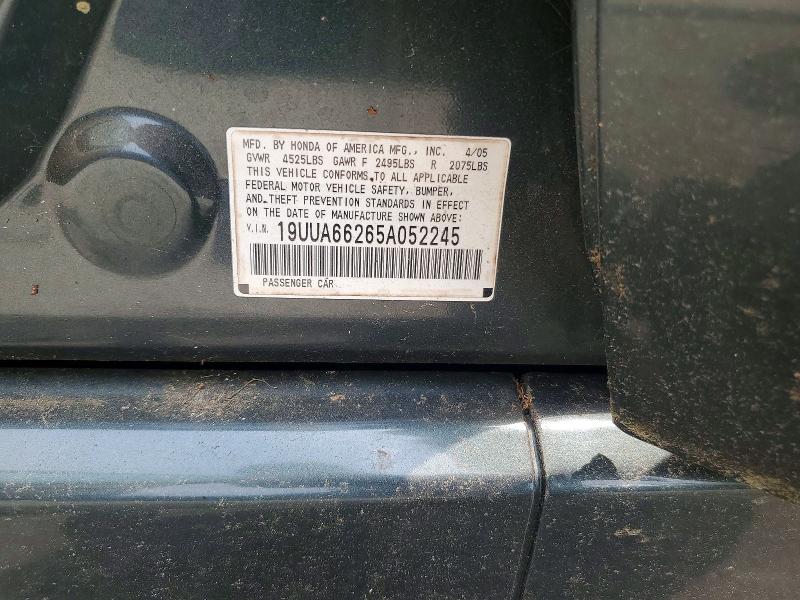 Продажа на аукционе авто 2005 Acura Tl, vin: 19UUA66265A052245, номер лота: 50449376