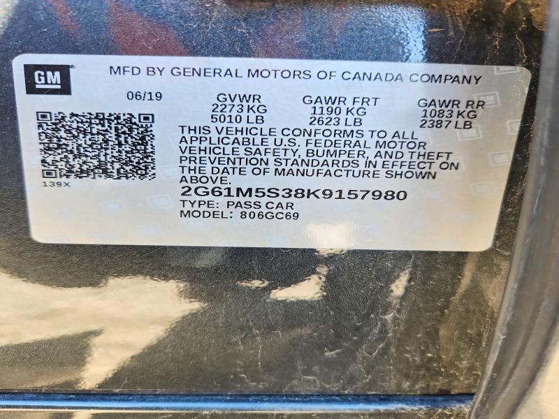 Продажа на аукционе авто 2019 Cadillac Xts, vin: 2G61M5S38K9157980, номер лота: 48356436