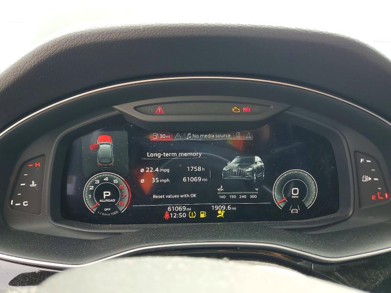 Продажа на аукционе авто 2022 Audi Q7, vin: WA1VXBF77ND014263, номер лота: 50121876