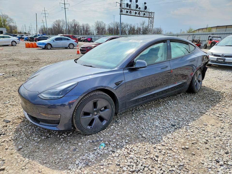 2022 Tesla Model 3 მანქანა იყიდება აუქციონზე, vin: 5YJ3E1EB8NF250996, აუქციონის ნომერი: 48312896