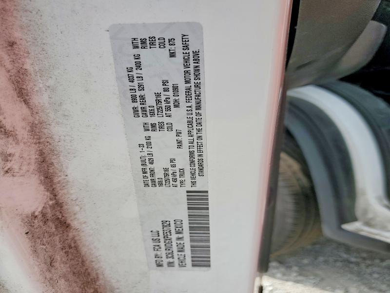 48667046 :رقم المزاد ، 3C6LRVDGXPE537829 vin ، 2023 Ram Promaster 2500 مزاد بيع