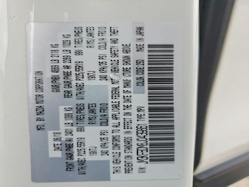 Продаж на аукціоні авто 2018 Mazda Cx-5, vin: JM3KFBDM8J0439861, номер лоту: 49386416