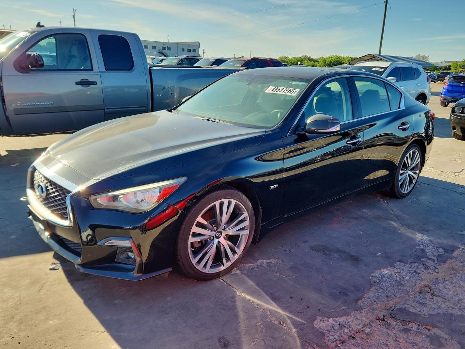 48531966 :رقم المزاد ، JN1EV7AR2JM434124 vin ، 2018 Infiniti Q50 مزاد بيع