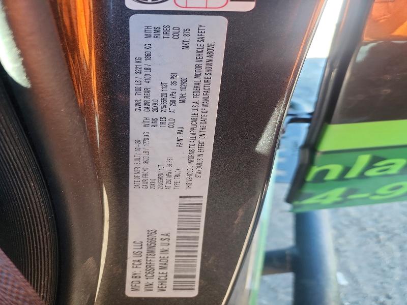 Продаж на аукціоні авто 2021 Ram 1500, vin: 1C6SRFFT8MN569763, номер лоту: 50891576