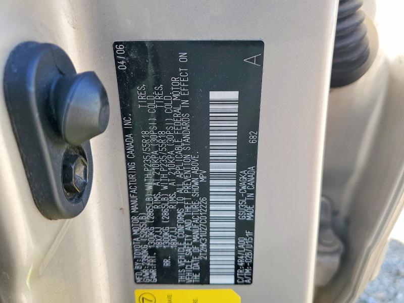 Продажа на аукционе авто 2007 Lexus Rx, vin: 2T2HK31U27C012226, номер лота: 51489366