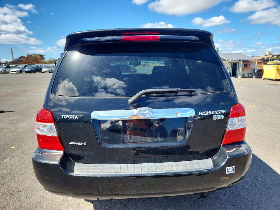 48689756 :رقم المزاد ، JTEHW21A170036645 vin ، 2007 Toyota Highlander Hybrid مزاد بيع