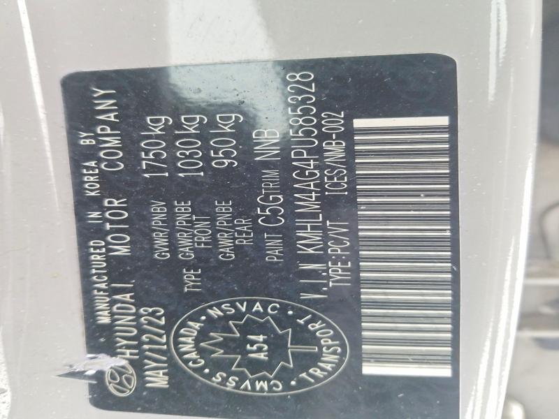47322266 :رقم المزاد ، KMHLM4AG4PU585328 vin ، 2023 Hyundai Elantra مزاد بيع