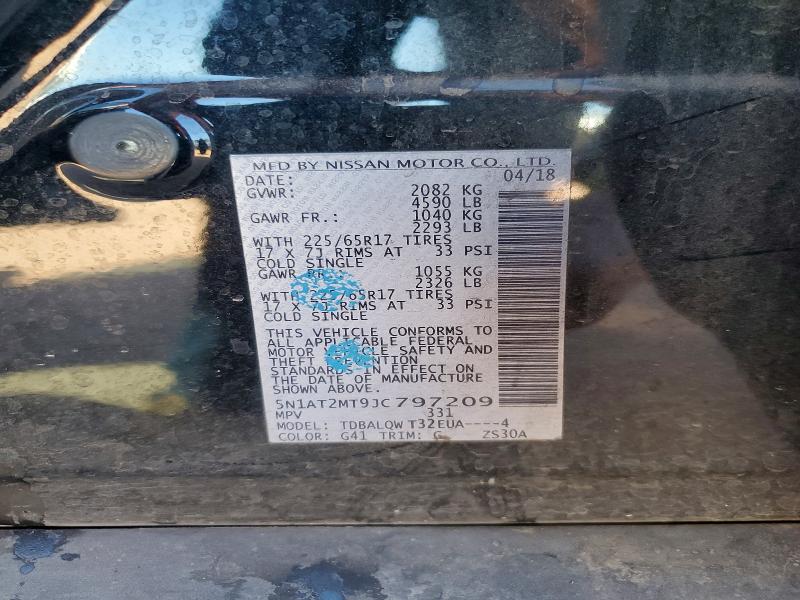 Aukcja sprzedaży 2018 Nissan Rogue, vin: 5N1AT2MT9JC797209, numer aukcji: 48710316