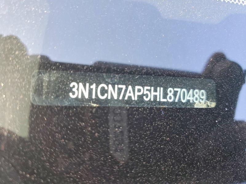 Aukcja sprzedaży 2017 Nissan Versa, vin: 3N1CN7AP5HL870489, numer aukcji: 48899216