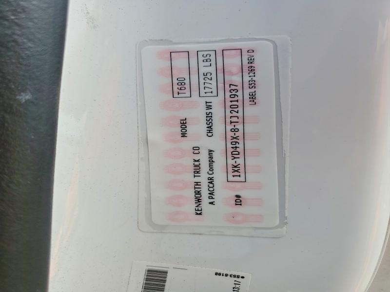 Продажа на аукционе авто 2026 Kenworth Construction, vin: 1XKYD49X8TJ201937, номер лота: 51881616
