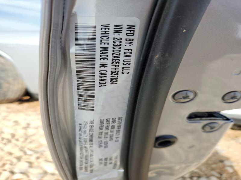 50634166 :رقم المزاد ، 2C3CDZAG5PH637834 vin ، 2023 Dodge Challenger مزاد بيع