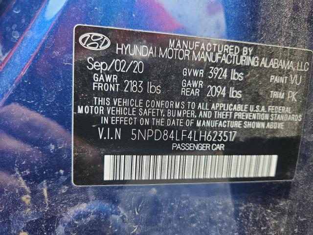 Продажа на аукционе авто 2020 Hyundai Elantra, vin: 5NPD84LF4LH623517, номер лота: 49059686