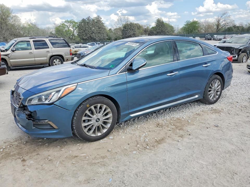 2015 Hyundai Sonata მანქანა იყიდება აუქციონზე, vin: 5NPE34AF6FH058780, აუქციონის ნომერი: 48569876