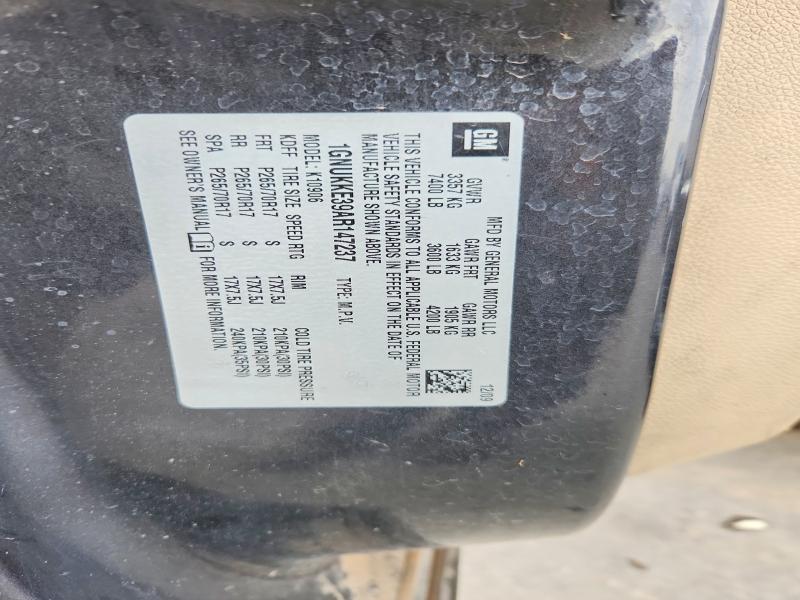 49312816 :رقم المزاد ، 1GNUKKE39AR147237 vin ، 2010 Chevrolet Suburban مزاد بيع