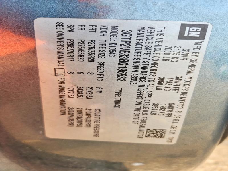 Продажа на аукционе авто 2011 Gmc Sierra, vin: 3GTP2VE33BG196832, номер лота: 49978316