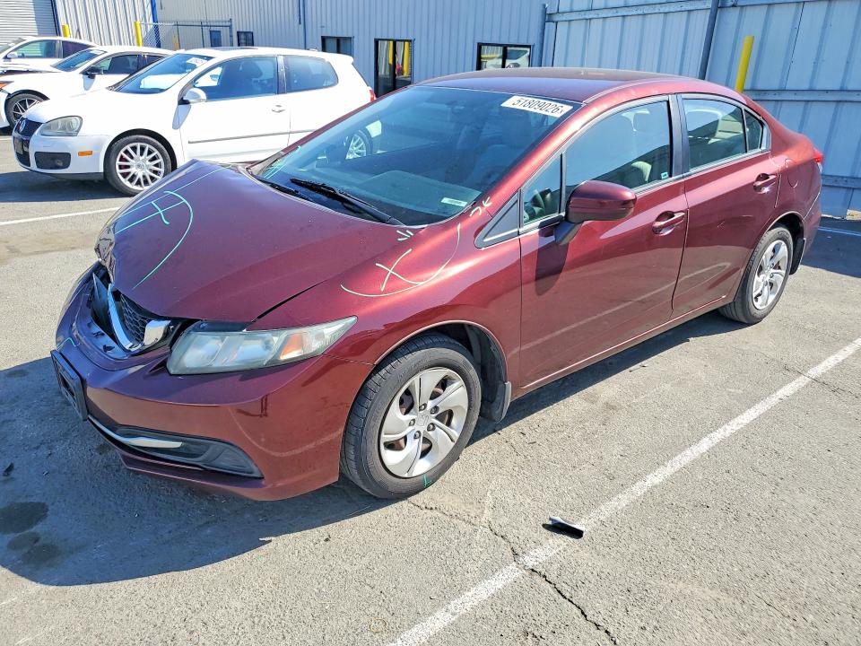 Aukcja sprzedaży 2014 Honda Civic, vin: 19XFB2F51EE252082, numer aukcji: 51809026